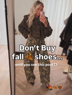 Don’t buy fall shoes until you see this post 👀🍁🤎
Comment SHOES to shop! 

The flats. The boots. The sneakers. The prints. I did the digging and these are the pairs actually worth adding to your fall rotation IMO🍂

Fall shoes. Fall shoe trends. Women’s fall fashion. Shoes for fall. Fall flats. Fall boots. Trending sneakers. Leopard print shoes. Snake print flats. Style over 40. Chicago fall style. Everyday fall outfits. Animal print