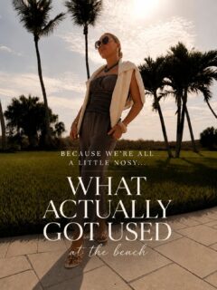 Because we’re all a little nosy… 👀🌴
Here’s what actually got used at the beach.
Comment: SUMMER for a DM to shop or head to my bio! 🤍

Not what I packed.
Not what I thought I’d wear.
The pieces I reached for over and over again👀

Some were planned favorites, some surprised me, and a few have officially earned permanent vacation status🤏🏼
Which one are you stealing for your next beach trip? ☀️🏖️

summer style. Beach vacation. Beach. Chicago. Style over 40. Women’s fashion. Sandals. Beach jeans. Summer outfits. Trending. Weekend. Best sellers. Summer dress. Maxi dress. Designer. Sunscreen. Beauty hacks. Pants. Resort wear. Vacation must haves. Cooler bag.
