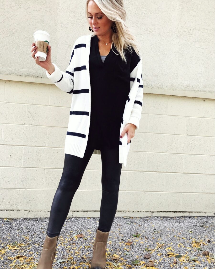Stripes and Leggings : Winter Style - The Lillie Bag