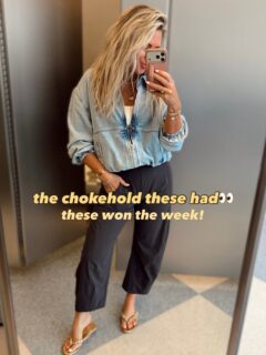 Apparently we all have the same shopping habits!🤝😂 Comment LTK to shop or link in bio! ❤️

These are the outfits that absolutely cleaned up this week! 
Are we still loyal to the baggy jeans!? 👀 I can’t quit them + these anti wrinkle work pants ATE🤏🏼! 

fall outfits, fall style, workwear, weekend, Chicago, travel, work pants, jeans, denim, women’s fashion, style over 40, casual outfits, new, fall 2026, look for less, sports mom, fall outfits, outfit ideas