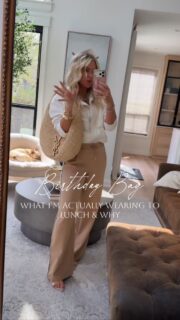 had to share this bag😍! Fun little surprise + what I’m actually  wearing to lunch today! 
CommenT: MAY for a DM to shop or head to my bio! 

Love these pants so much! Can wear to work too! Have a great day! Off to celebrate with some lunch and champs🥂🎂 & the sun came out! Thank you, Mom🥹🪽☀️! Miss you big today and always! She always made birthdays so special. 

Spring pants, ootd, track pants, ysl, designer bag, review, gifts for her, luxe gifts, women’s fashion, style over 40, weekend, lunch, Chicago, spring 2026, workwear, resort wear, sports mom, casual outfit, spring fashion, spring tops, raffia