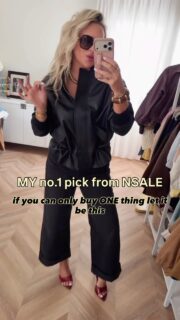 MY no.1 top NSALE pick & I cannot believe most missed this one🤏🏼👀! Stunning & 💯 worth it. Will be double the cost soon! Comment SHOP to shop! ✨

Ok the jeans too are under 💯 & love them! Jacket get your tts! Will be back to normal price soon! I like to wait until the end to show some of my picks to make sure they’re in stock! Xx

Leather jacket, jacket, fall style, fall outerwear, denim, jeans, fall outfits, fall 2026, NSALE, eat, ate, trending, women’s fashion, women’s style, style over 40, worth it, weekend, Chicago, date night, luxe, chic, fall trends,