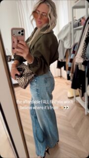 it’s just too good! Just snagged the burgundy and I love it even more!👀🍂🤎🤏🏼 Comment FALL to shop! 

and I just can’t quit these jeans either! Have them on AGAIN today 😅! If you see me no you didn’t 🤣❤️

Fall fashion, fall outfits, fall tops, workwear style, jacket, fall style, affordable fashion, women’s fashion, style over 40, Amazon finds, Chicago, weekend, baggy jeans, denim, fall 2026, trending now, fall trends
