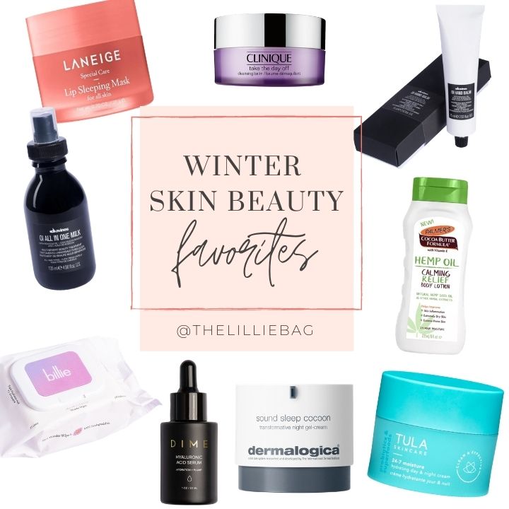winter skin beauty favorites | self care | beauty routine | the lillie bag