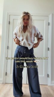 Before you buy anything on sale this week I’d grab these pants🤏🏼💯! They are back baby👀! Comment LTK to shop! 

Under 100, work friendly, elastic in back and travel friendly ladies! My absolute favorite pants of the season are BACK for fall and they are flying! I absolutely LOVEEEE these pants for so many reasons & these new fall tops even though it’s 10000 degrees!😅✨🙋‍♀️

Fall style, women’s fashion, track pants, work wear, fall outfits, sweater, fall pants, style over 40, worth it, eat, weekend, Chicago, ate, women’s style, fall 2026, sports mom, travel outfit, workwear, work pants, outfit ideas
