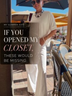 If you opened my closet, these would probably be missing… because they’re never put away. 🤍👀
SHOP for a DM with all the details in this carousel or head to my bio! ✨

These are the pieces, shoes, beauty finds, and outfits I keep reaching for over and over again so far this summer!🤏🏼

The jeans that broke the internet. The pants that made me stop looking for pants. The Amazon finds that somehow keep outperforming everything else👀. And the hair tool I recommend every single time someone asks about my waves! ✨
Which one is your favorite?

style over 40, summer capsule, summer style, shorts, linen, summer outfits, summer hair, wavy hair, weekend, Chicago, sports mom, sandals, casual outfits, women’s fashion, easy outfits, summer wardrobe, summer trends, eat, hair