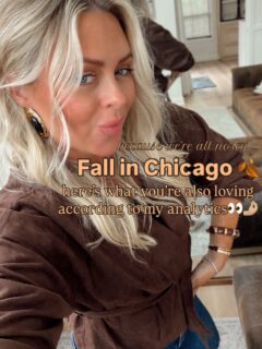 officially fall in Chicago & here’s what you all loved this week according to those numbers ladies👀🤌🏼💯! 
Comment CHICAGO to shop! 

Bear down🏈🍂! Nothing like fall showing up and it’s game day! Here’s what you all loved and kept so far this week! 👀👀

Fall 2026 outfits. Chicago fall style. Fall fashion over 40. Casual fall outfits for women. Affordable fall fashion. Walmart fall outfits. Target fashion finds. Adidas tracksuit. Trending track pants. Faux leather pants. Kitten heels. Trending sneakers. Cozy matching sets. Women’s fashion. Chicago. Weekend. Plaid. Outerwear 🍂