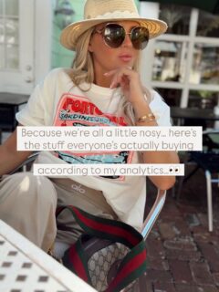 Because we’re all a little nosy 👀 here’s what my analytics are actually saying you’re buying lately… including a few controversial ones! 
CommenT: NOSY for a DM to shop or head to my bio! 
-must be following for message to send♥️

Want to see more of these?! I think it’s fun to see behind the scenes what ppl buy regardless! 👀🤏🏼😅

Clocked it, best sellers, spring fashion, designer bag, Chicago, spring style, beauty finds, style over 40, women’s fashion, gifts, luxe, affordable, weekend, casual, loved, eat, ate