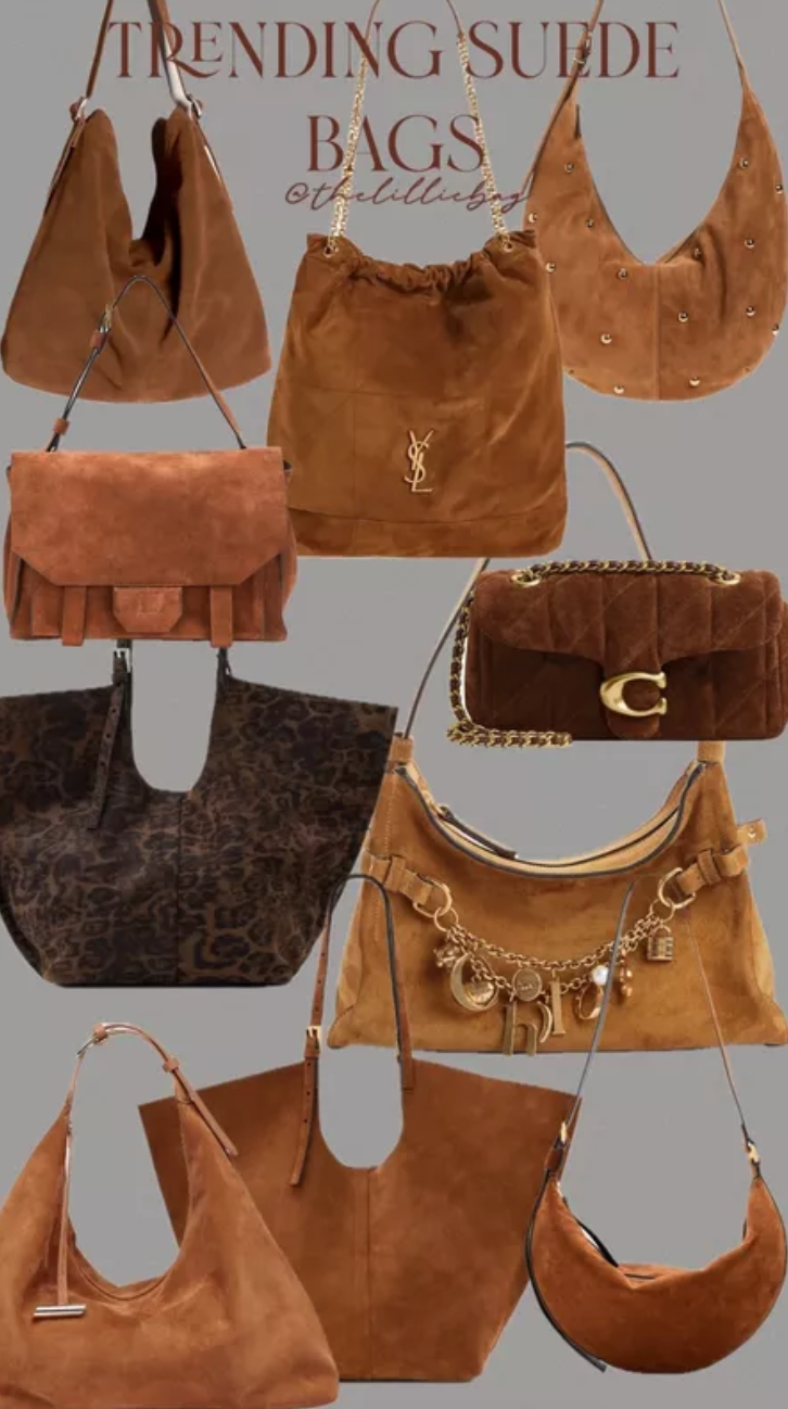 suede bags
