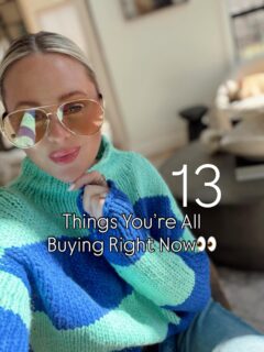 13 Things You’re All Buying Right Now👀🔥! My best sellers from the last 30 days from you all that are spring musts🩵-

CommenT: YES for a DM to shop or head to my bio! 

Have a great weekend! We are ready for some warmth and sand over here soon! 

Spring fashion. Spring beauty. Denim. Jeans. Best sellers. Spring break. Spring 2026. Outfit ideas. Sandals. Sneakers. Jacket. Sunglasses. Spring style. Bright. Colorful. Award winning.