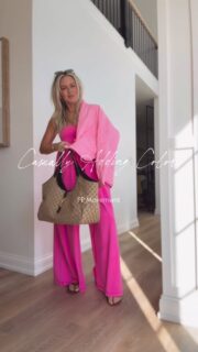 casually adding some color to help combat the snow😭❄️! Wheels will be up soon & you better believe I’m packing these FP movement new arrivals! ✈️☀️
CommenT: SPRING for a DM to shop or head to my bio! 

I honestly love everything I snag- I always pack a jumpsuit for night 1 on every single trip! Easy to throw on a go without thinking about it & these matching sets are so cute to layer with a tank if you don’t want your stomach to show like me! 💛 

Spring break, sandals, jelly, spring outfits, spring style, matching set, spring 2026, Chicago, pink, resort wear, casual style, casual outfits, FP me, travel style, romper, jumpsuit